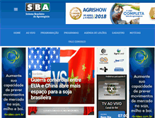 Tablet Screenshot of canaldoboi.com.br